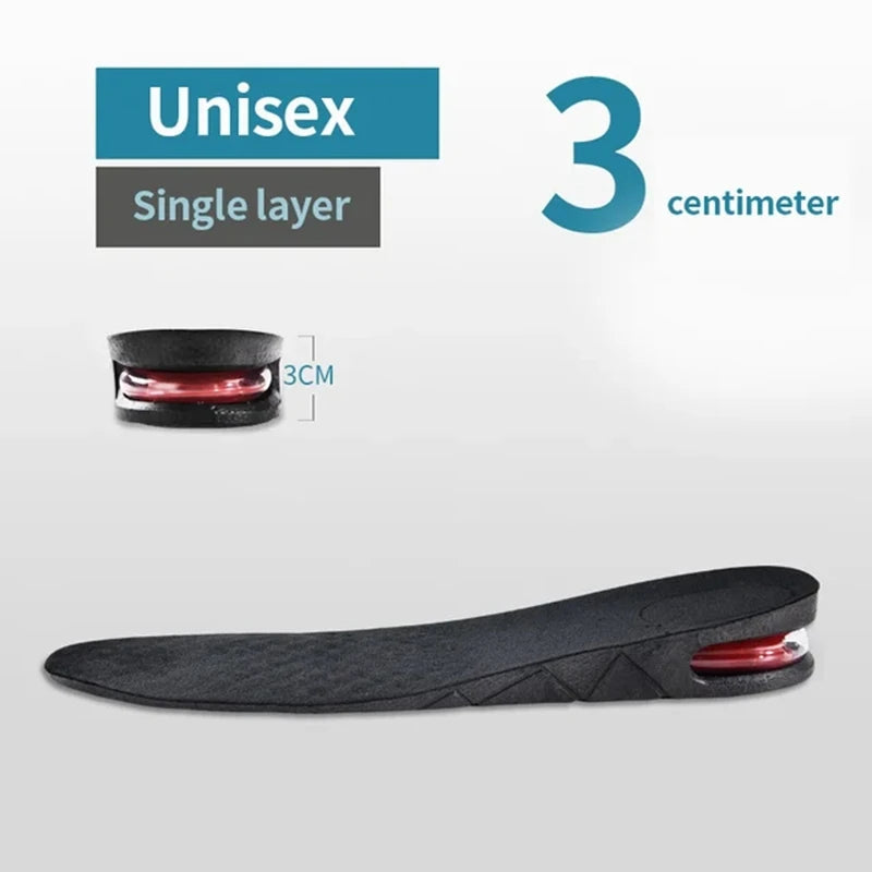 Adjustable Height Increase Insoles with Shock Absorption