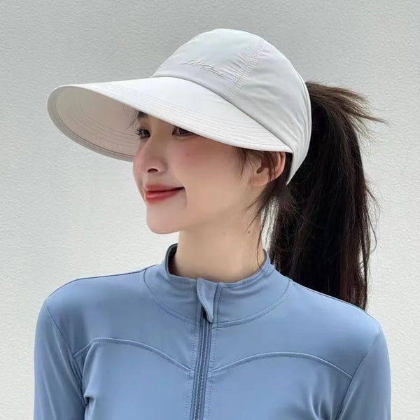 Foldable Wide Brim Sun Hat with Adjustable Strap