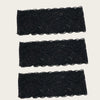 Diademas de encaje negro para fitness y yoga