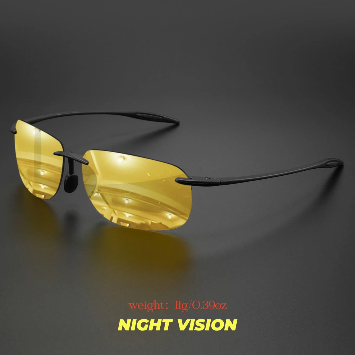 Ultra-Light TR90 Frameless Polarized Sunglasses