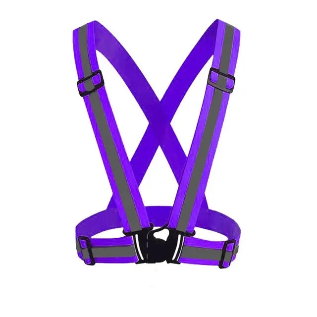 High-Visibility Reflective Safety Vest for Running, Cycling & Outdoor Work