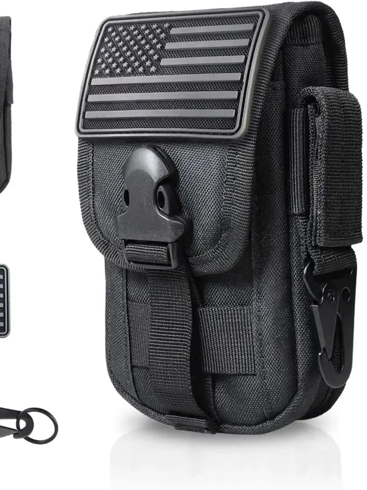 Rugged Tactical Phone Pouch with MOLLE System
