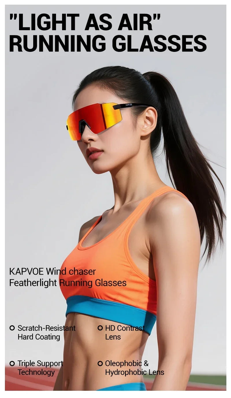 TR90 Photochromic Running Sunglasses with UV400 Protection