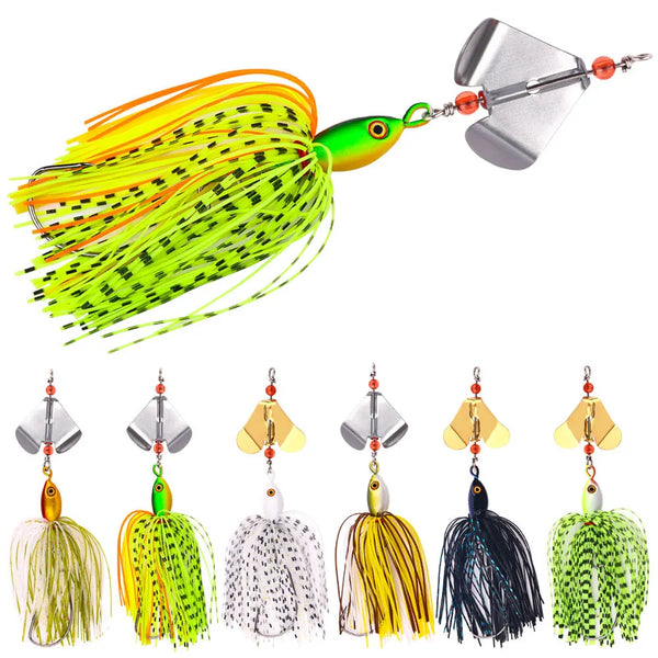 Chatterbait Spinnerbait Lure for Bass, Pike & Walleye