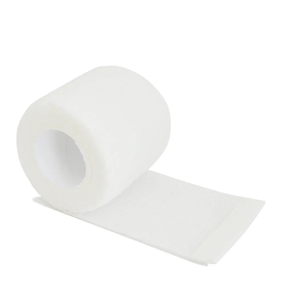 Rolle weißer Einweg-Camouflage-Tätowier-Grip-Tape mit Klebefunktion