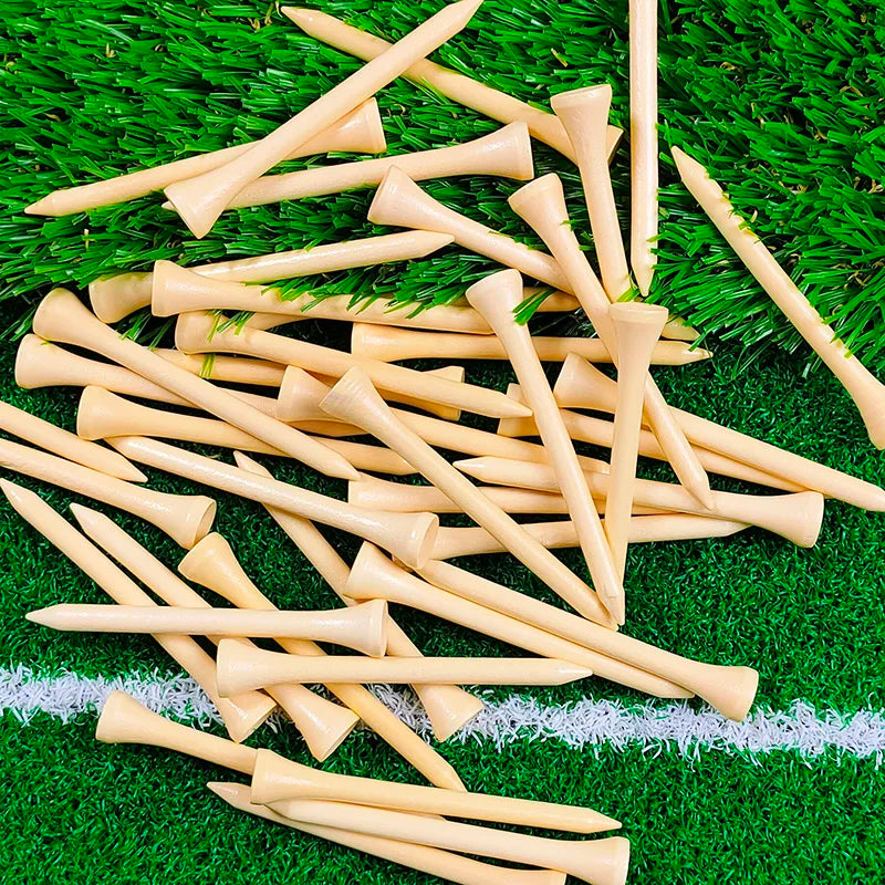 Natural Wood Golf Tees (100-Pack)