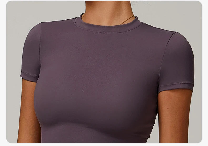 Women's Breathable Yoga & Fitness T-Shirt