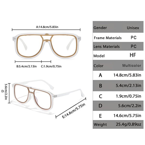 Un conjunto de gafas de ciclismo foto-cromáticas unisex con varias medidas y opciones de color.