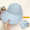 Foldable Wide Brim Sun Hat with Adjustable Strap