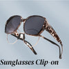 Vintage Oversized UV400 Sunglasses with Fit-Over Design
