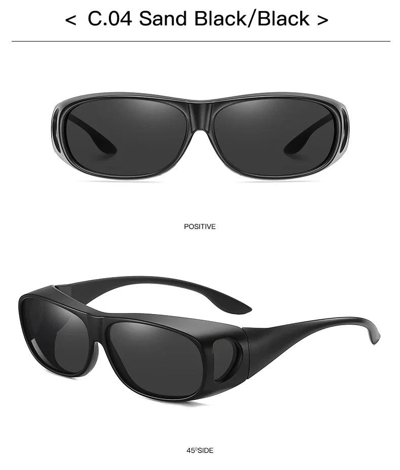 Polarized Fit-Over Sunglasses for Driving & Outdoor Sports