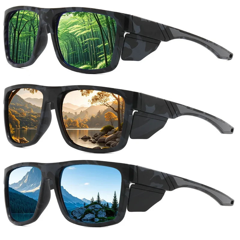 Tactical Camouflage Polarized Sunglasses for Cycling and Outdoor Sports