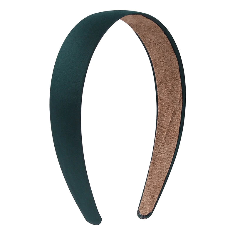 Solid Satin Hair Bands for Girls