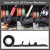 Black self-adhesive tattoo grip tape used for holding tattoo machines
