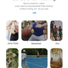 Eine Sammlung von Sportarten, darunter Seilspringen, Basketball, Laufen, Badminton, Tennis und Reiten.