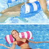 Striped Inflatable Pool Hammock for Adults