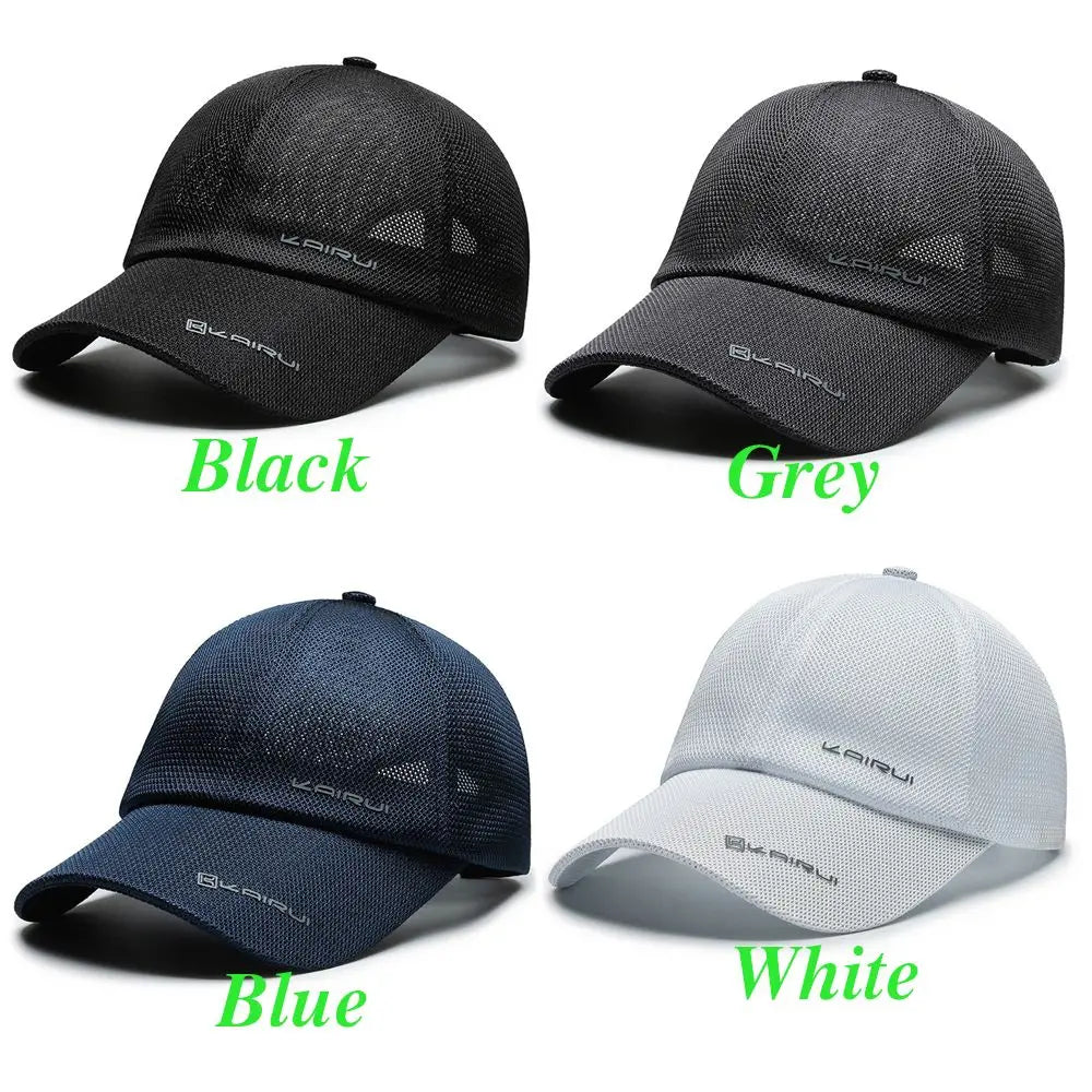 Breathable Mesh Baseball Cap for Sun Protection