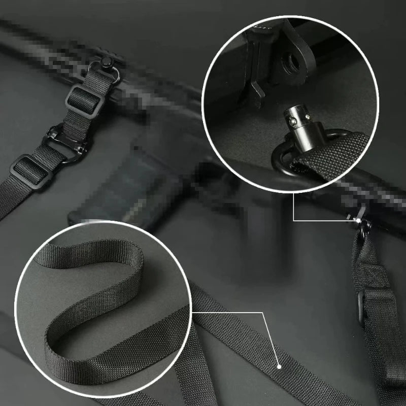 Tactical Sling with Quick-Detach QD Swivels