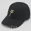 Classic Cotton Cap with Metal Ring Detail