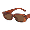 Retro Rectangle Sunglasses with UV400 Protection