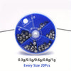 Assorted Removable Split Shot Sinkers for Fishing