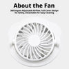 Solar & USB Powered Cooling Fan Hat