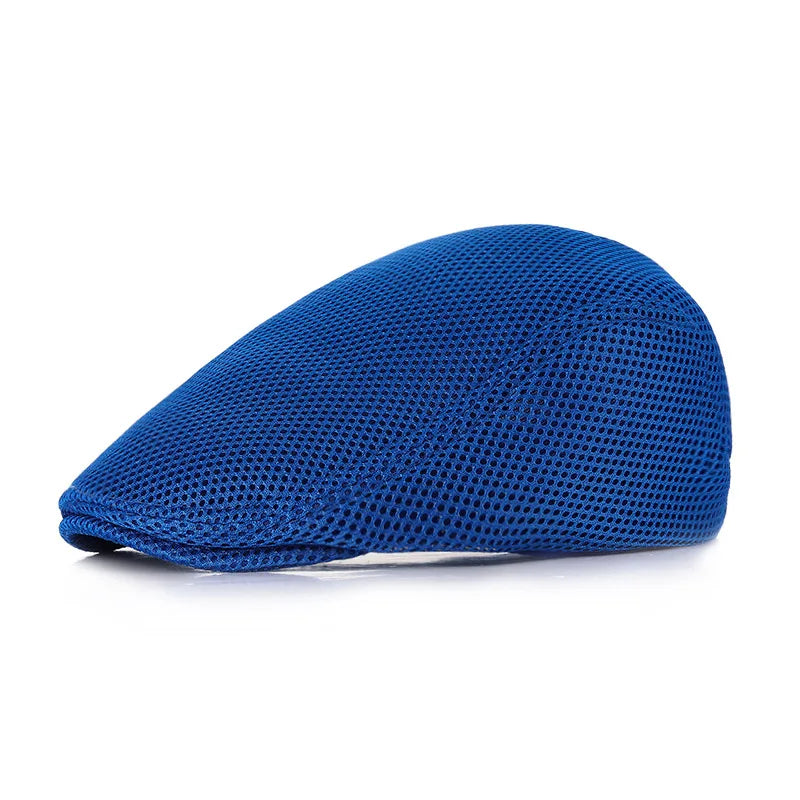 Classic Mesh Beret Hat for Men and Women