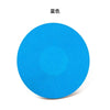 A circular blue adhesive patch used for sensor fixing.