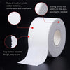 Roll of white medical grade cotton athletic support tape with a serrated edge for easy tearing