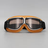 Vintage Leather Motorcycle Goggles