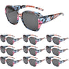 Wrap-Around Sunglasses with UV400 Protection for Men and Women