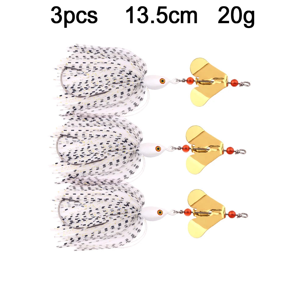 Chatterbait Spinnerbait Lure for Bass, Pike & Walleye