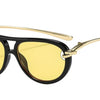 Elegant Knot Double Beam Pilot Sunglasses