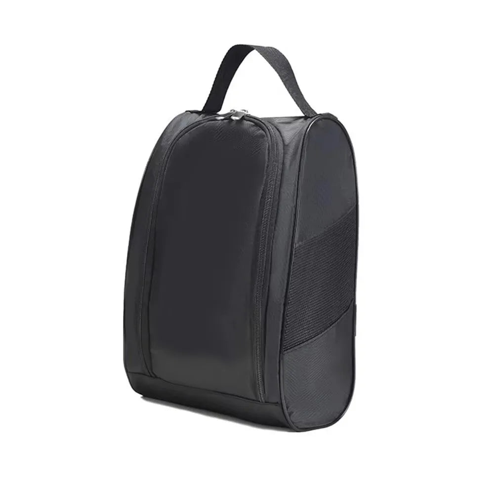 Black durable Oxford fabric shoe carrier bag for sports equipment