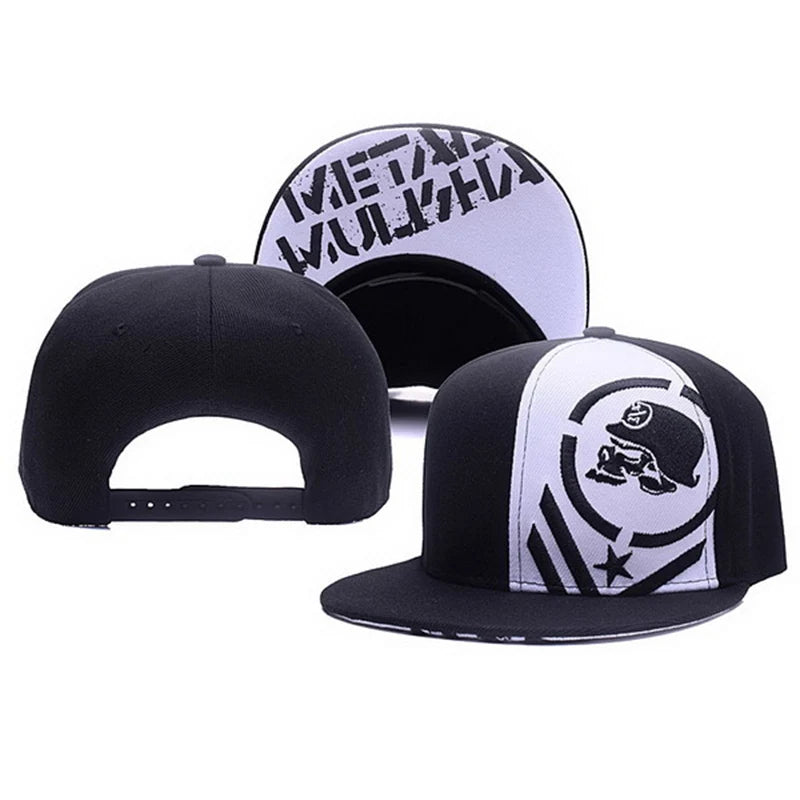 Embroidered Snapback Baseball Cap