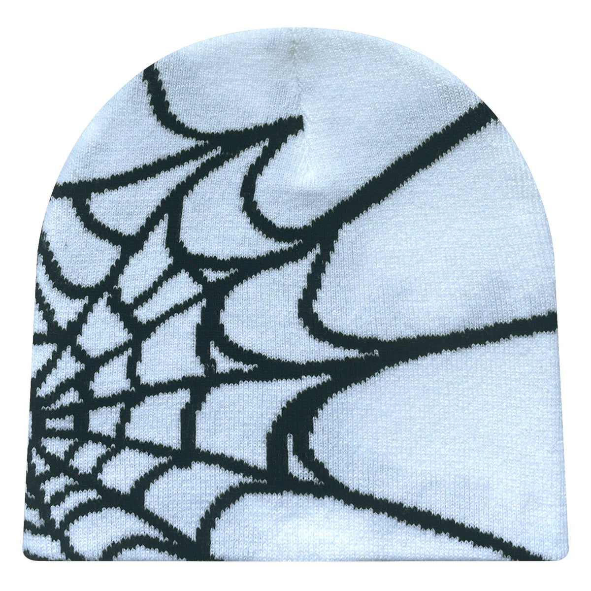 Y2K Spider Web Knit Beanie for Men and Women