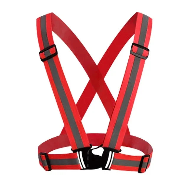 High-Visibility Reflective Safety Vest for Running, Cycling & Outdoor Work