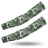 A pair of camouflage tactical arm sleeves designed for outdoor sports.