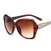 Purple Square Sunglasses with UV400 Protection