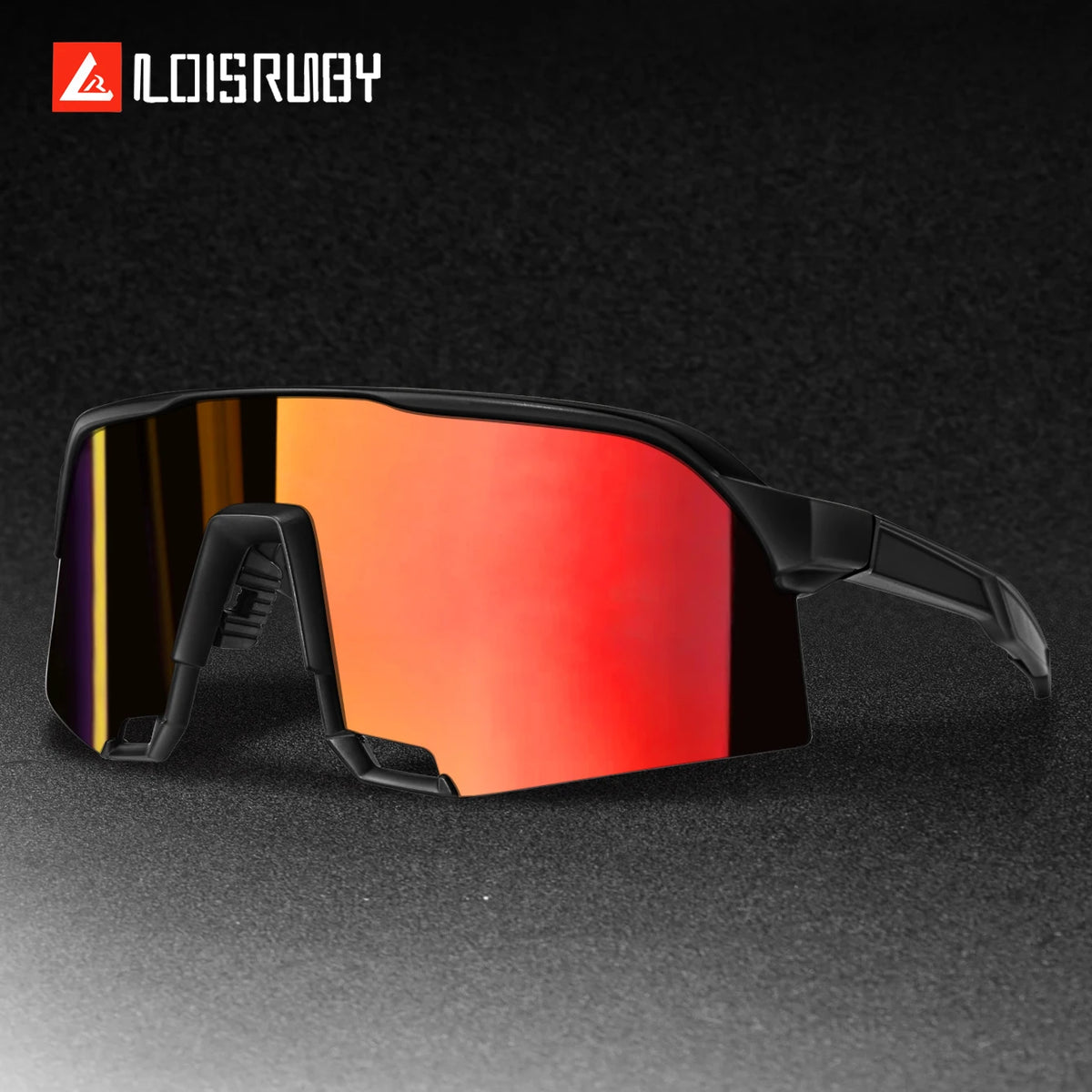 Oversized Windproof Sports Sunglasses with UV400 Protection