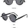 Retro Round Metal Sunglasses with UV400 Protection