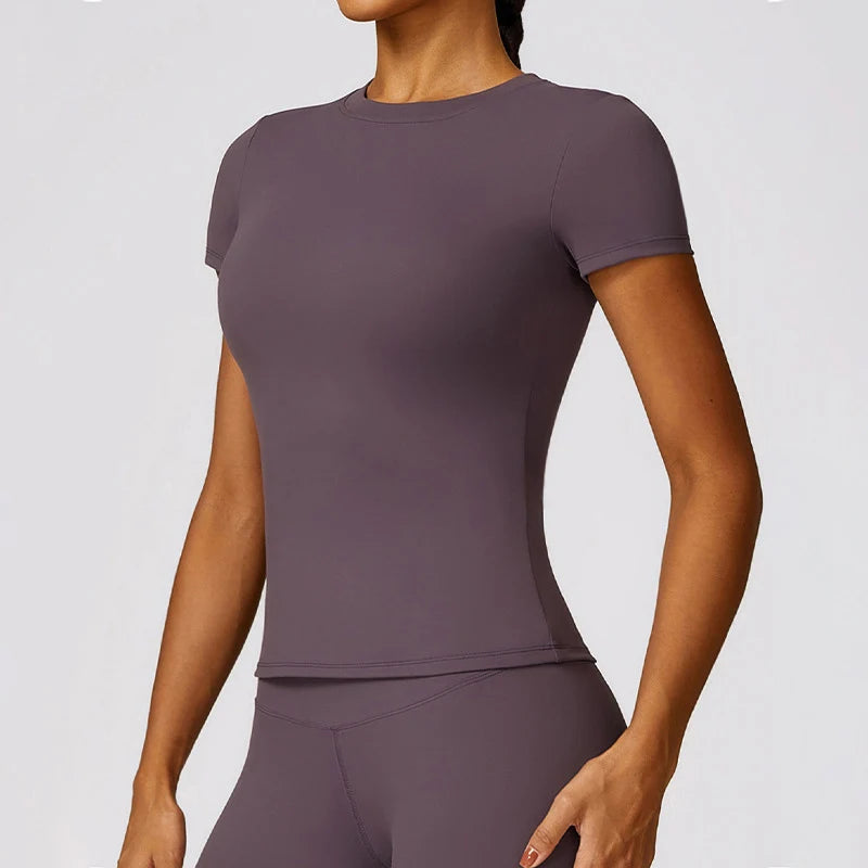 Women's Breathable Yoga & Fitness T-Shirt