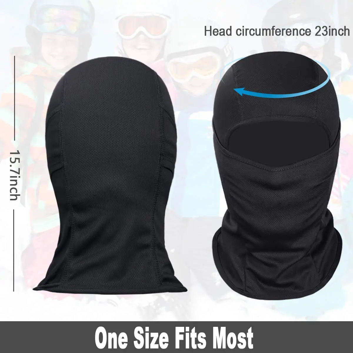 Breathable Full Face Balaclava for Skiing and Outdoor Sports