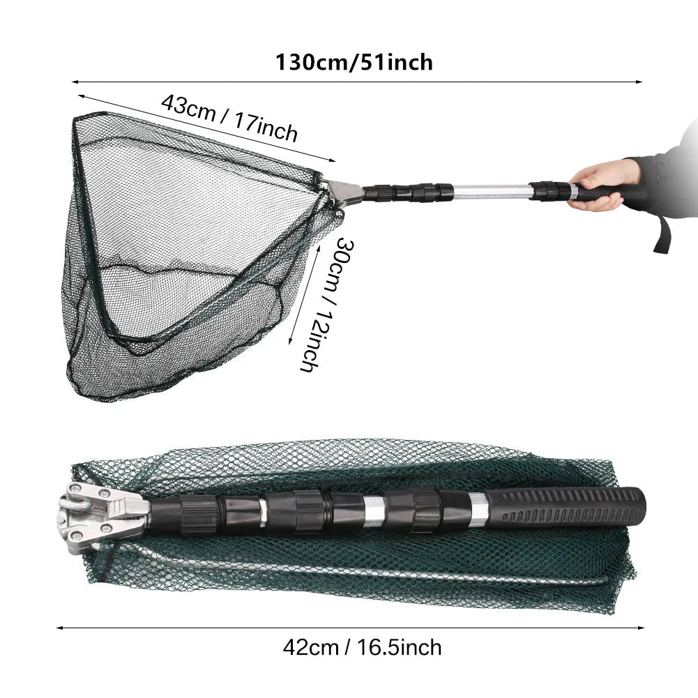 Aluminum Alloy Telescoping Fishing Landing Net