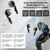 Schwarzes Dual-Mikrofon ENC-Rauschunterdrück-Headset mit verschiedenen Funktionen und Anleitungen