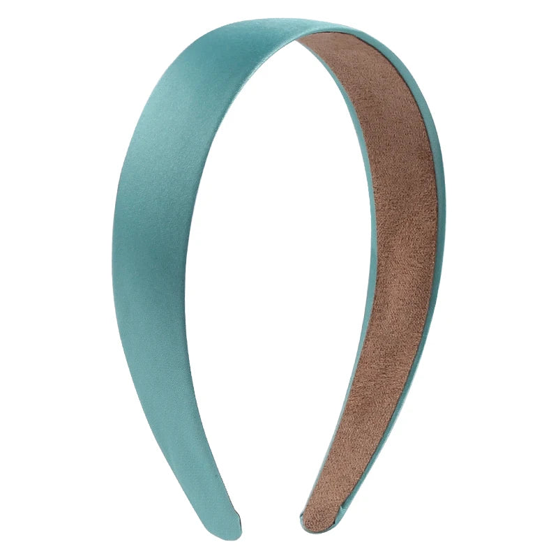 Solid Satin Hair Bands for Girls