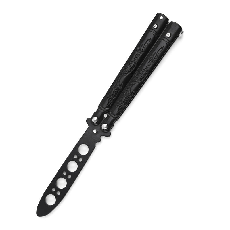 Stainless Steel Balisong Training Knife for Practice