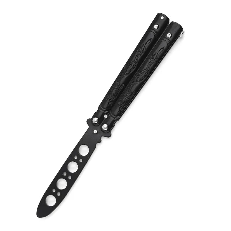 Stainless Steel Balisong Training Knife for Practice