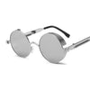 Retro Round Metal Sunglasses with UV400 Protection