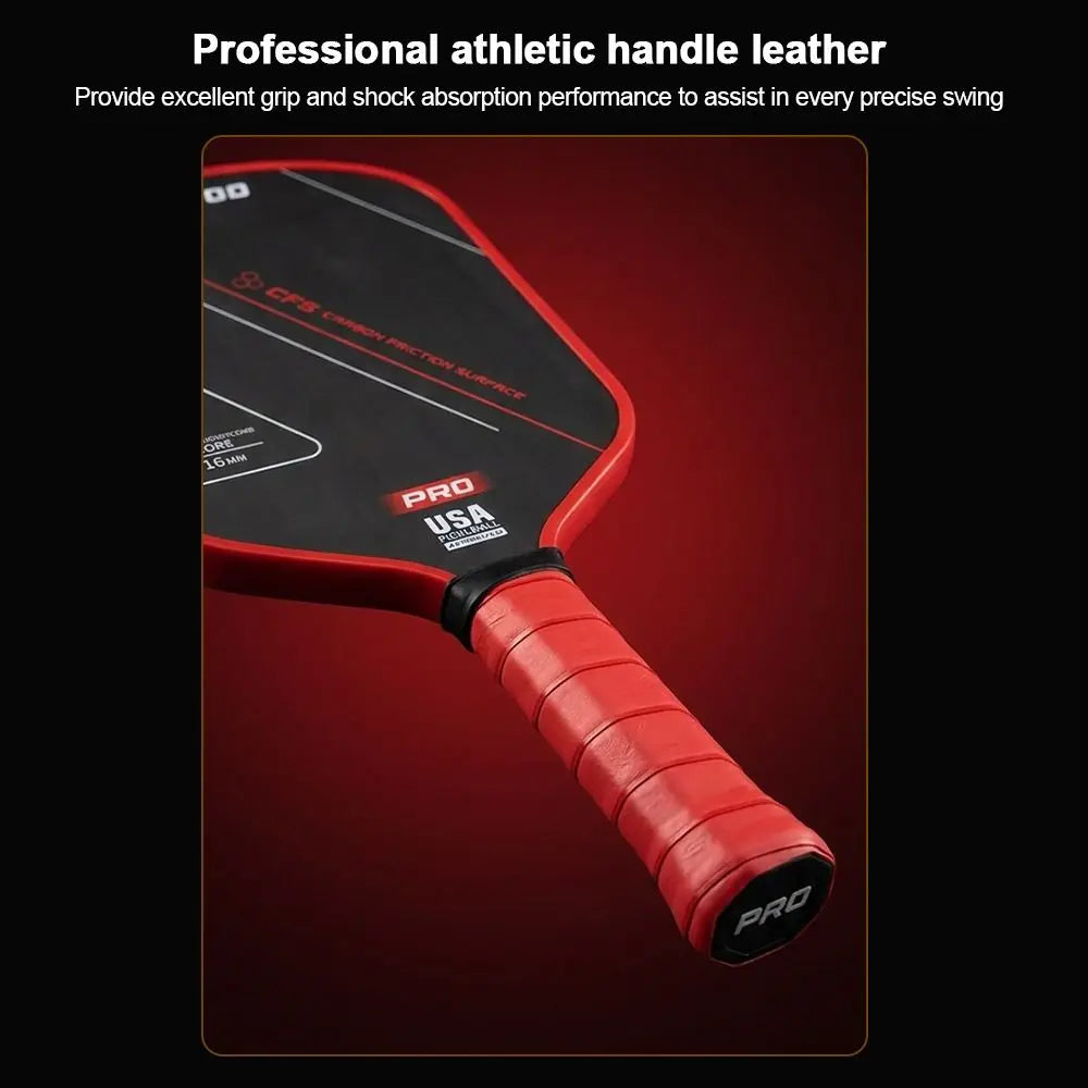 Carbon Fiber Pickleball Paddle with Textured Surface
